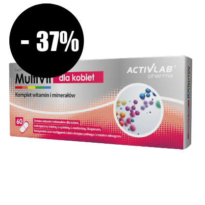 ActivLab Multivit for women / Multivitamīni sievietēm – 60 kapsulas