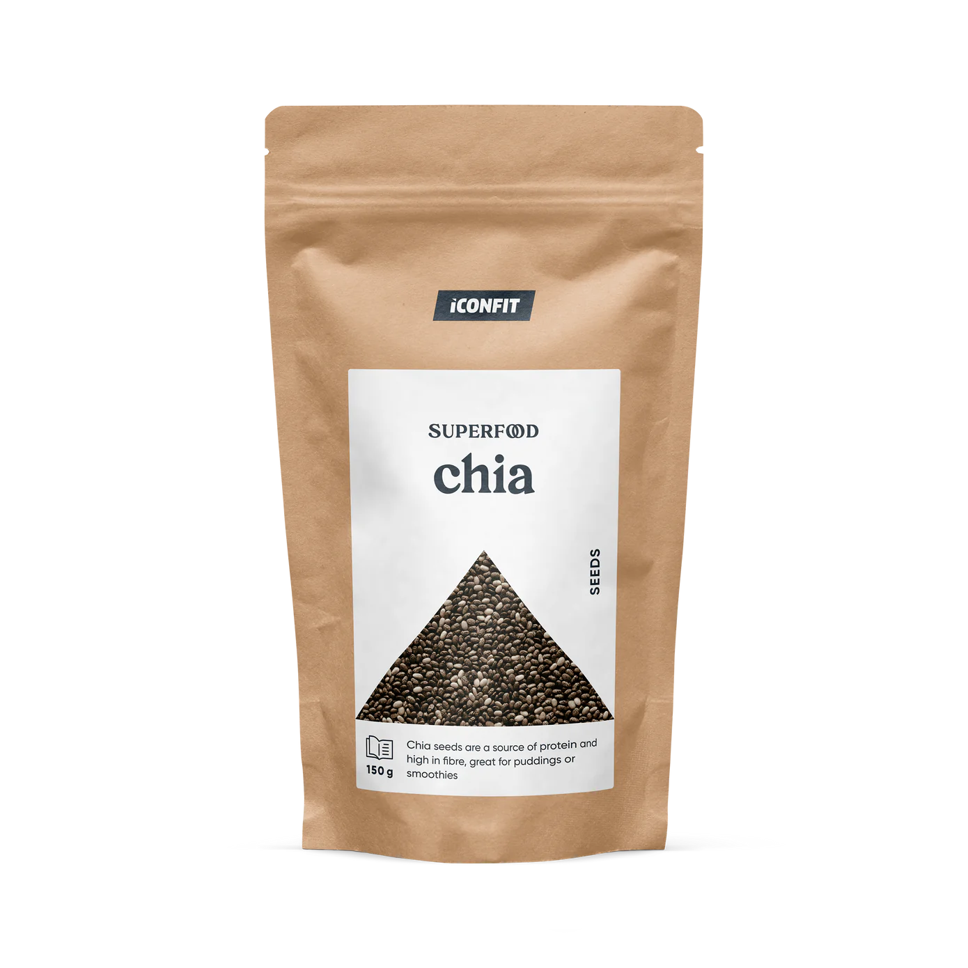 ICONFIT Čia sēklas / Chia seeds (150g)
