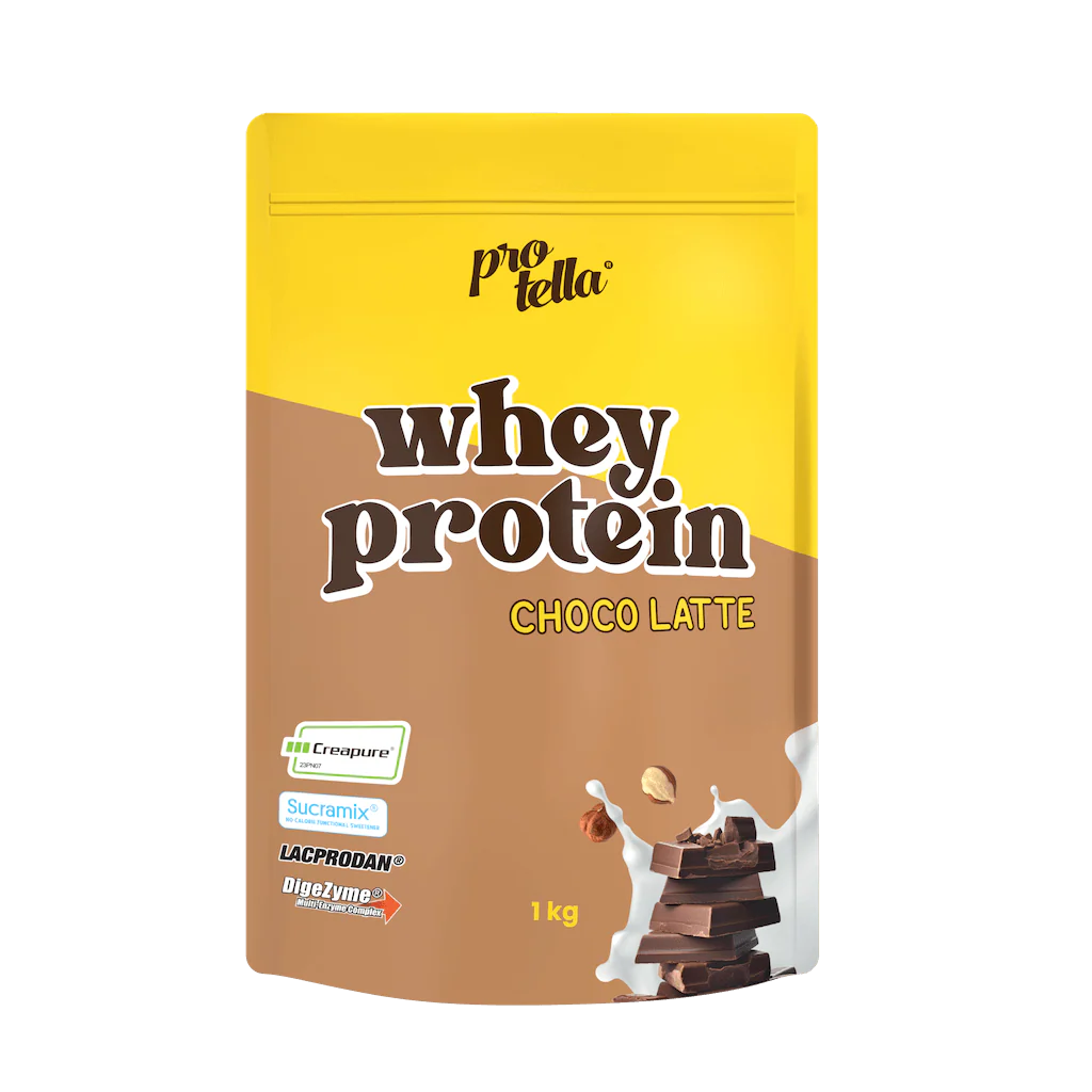 Protella Whey Protein Powder with DigeZyme® digestive enzymes and creatine (1kg)