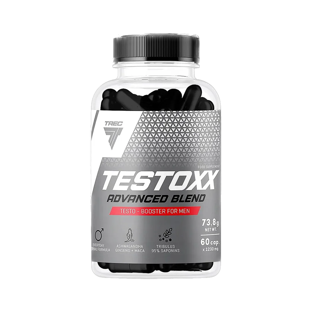 Testoxx - testesterona ražošanai un libido palielināšanai (60 kapsulas)