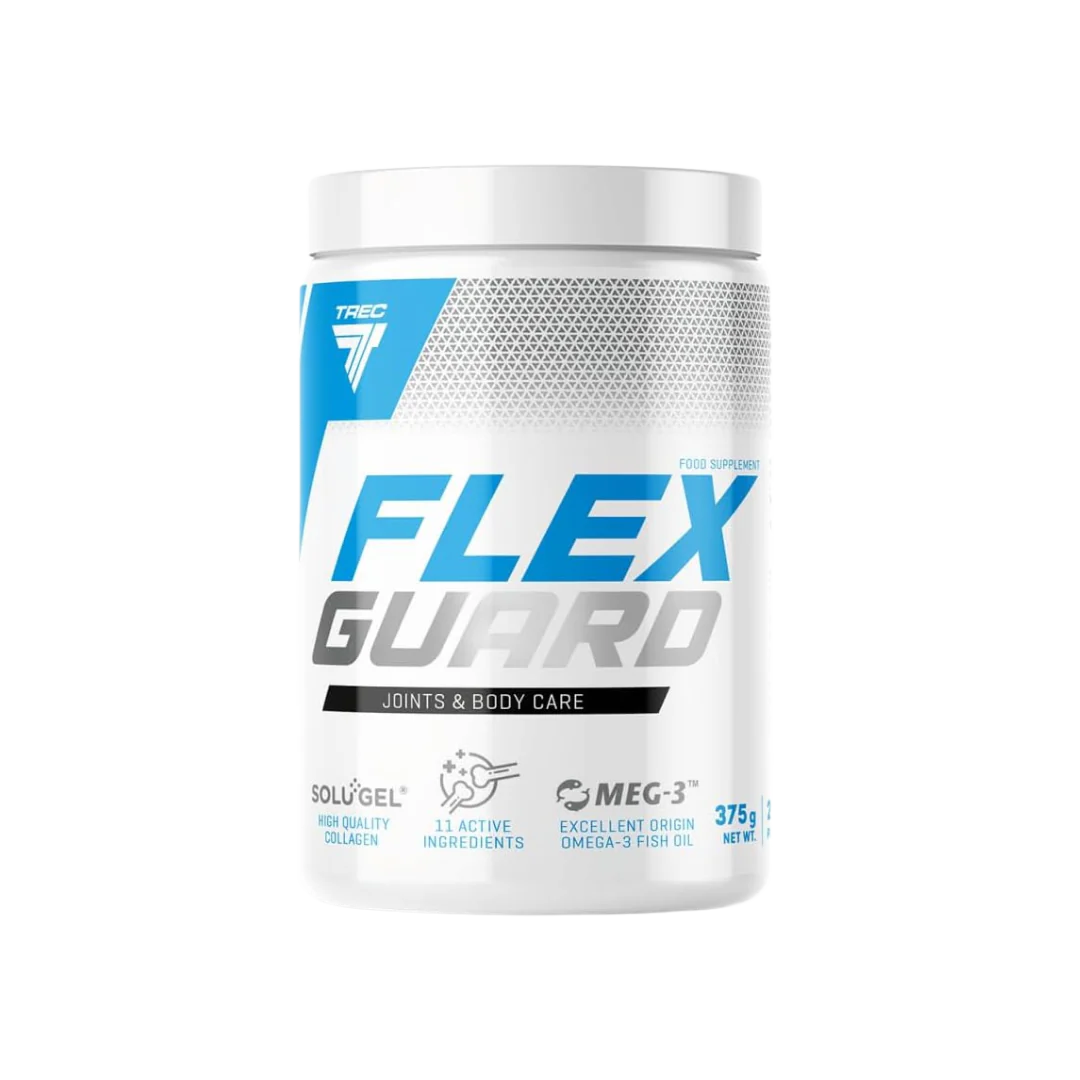 TREC Core Collagen Complex with Ca, Mg and Omega-3 for Joint Health (375g) Flex Guard Mango-Orange