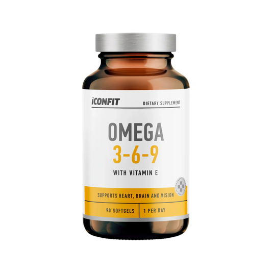 ICONFIT Omega 3-6-9 Fatty Acids (90 Capsules)