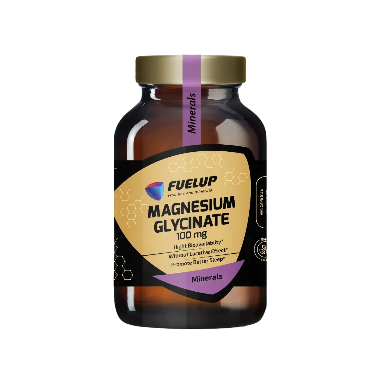 FuelUp Глицинат (бисглицинат) магния 100 мг (120 капсул)