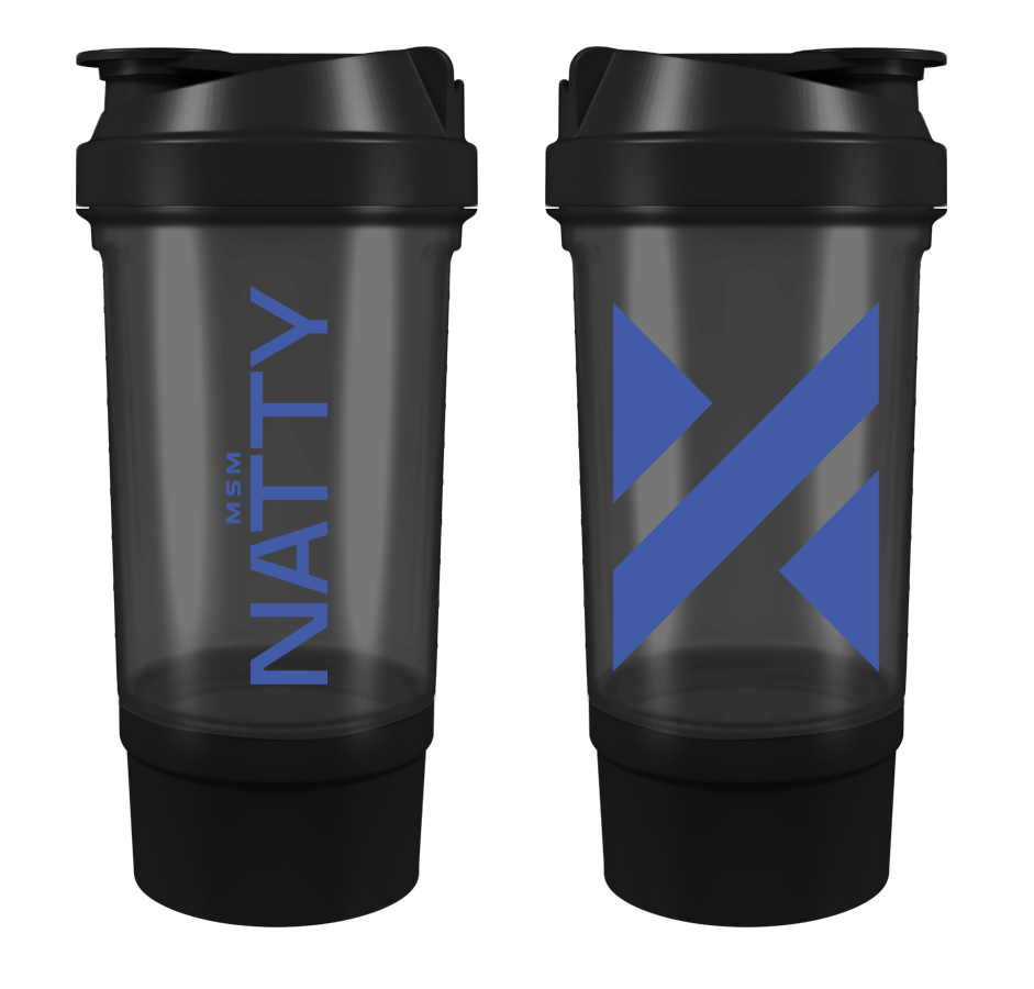 Шейкер NATTY 360+ 500 мл + 150 мл ДОПОЛНИТЕЛЬНОЕ ОТДЕЛЕНИЕ