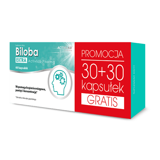 ActivLab Biloba Extra, Гинкго Билоба – 60 капсул