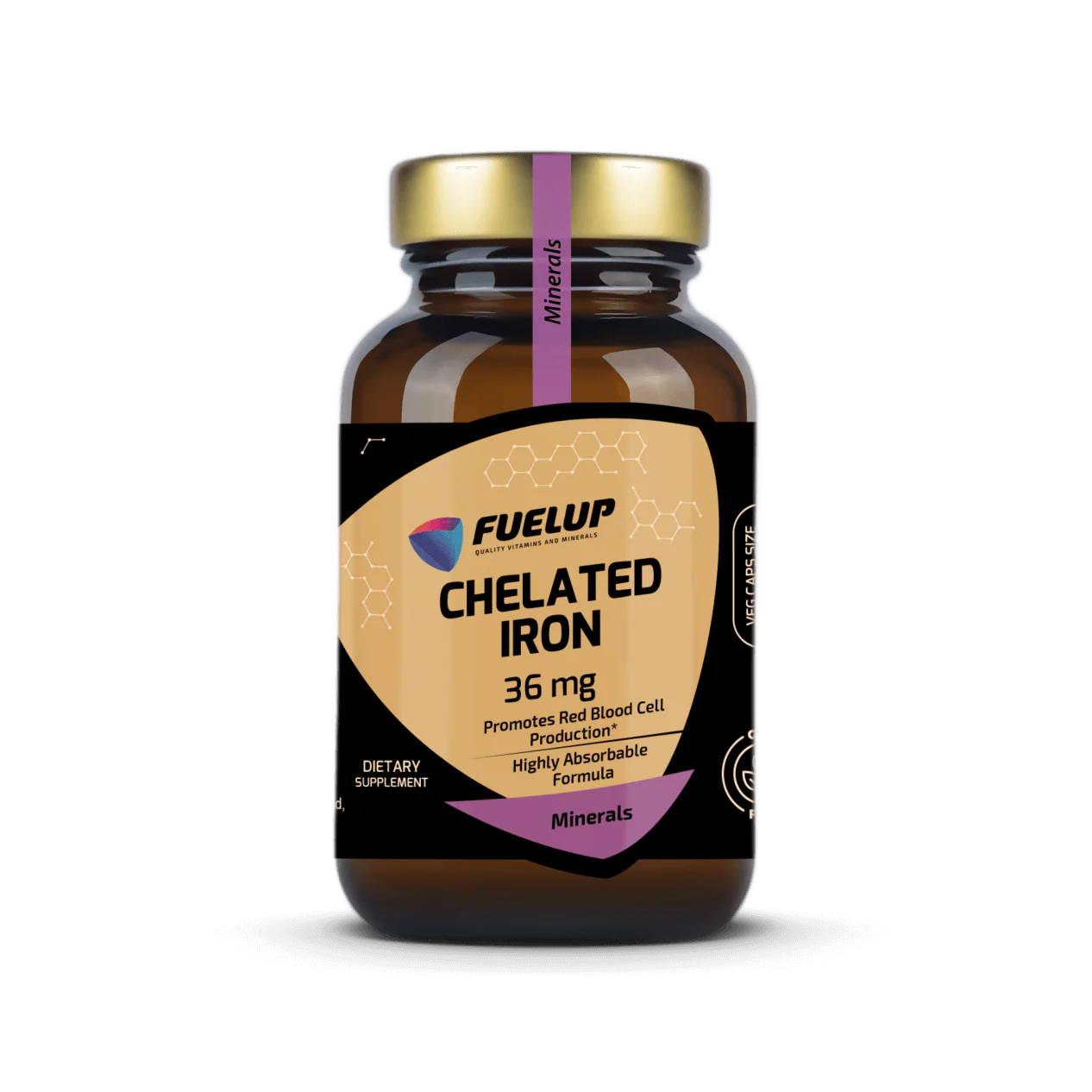 Fuel Up Iron Chelate/Bisglycinate (90 capsules)
