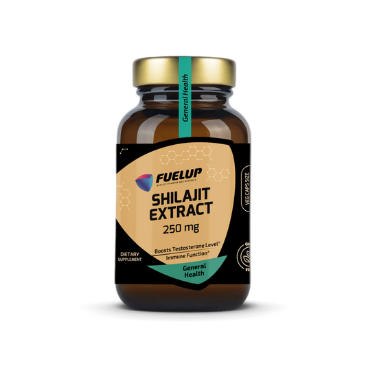 Fuel Up Šiladžits (Shilajit) dabīgs testosterona stimulants 250mg (60 kapsulas)
